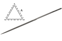Надфиль треугольный SUPER Q 200 мм №3