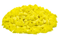 Наполнитель пластик желтый средний PLM-10 (пирамида 10х10 мм) аналог PX10 (1 кг)