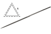 Надфиль треугольный SUPER Q 200 мм №4