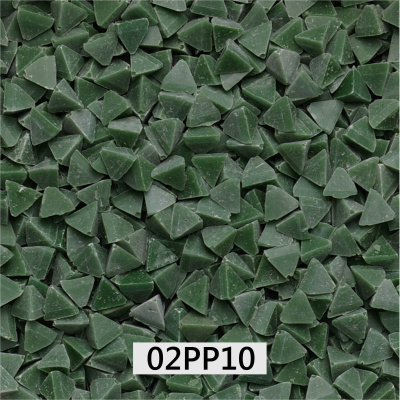 Наполнитель пластиковый зеленый AVALON 02PP10 (пирамида 10х10 мм) (1 кг)