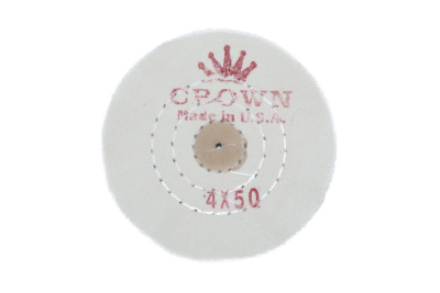 Круг муслиновый CROWN белый d-100 мм, 50 слоев